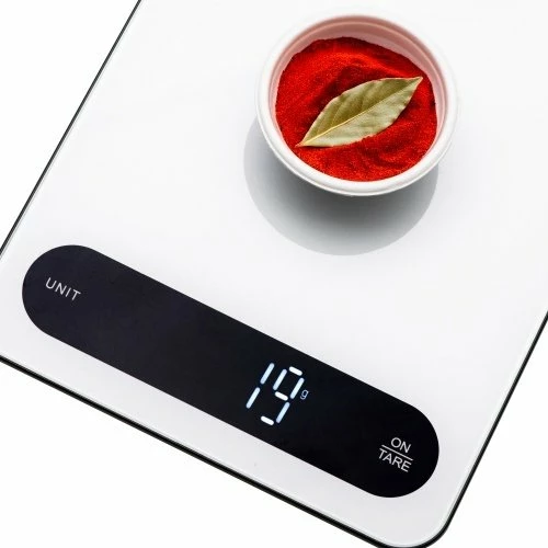 Peshore kuzhine Adler AD 3177, 10 kg, 1 g, USB-C, xham 16x22 cm, e bardhë, me kabllo