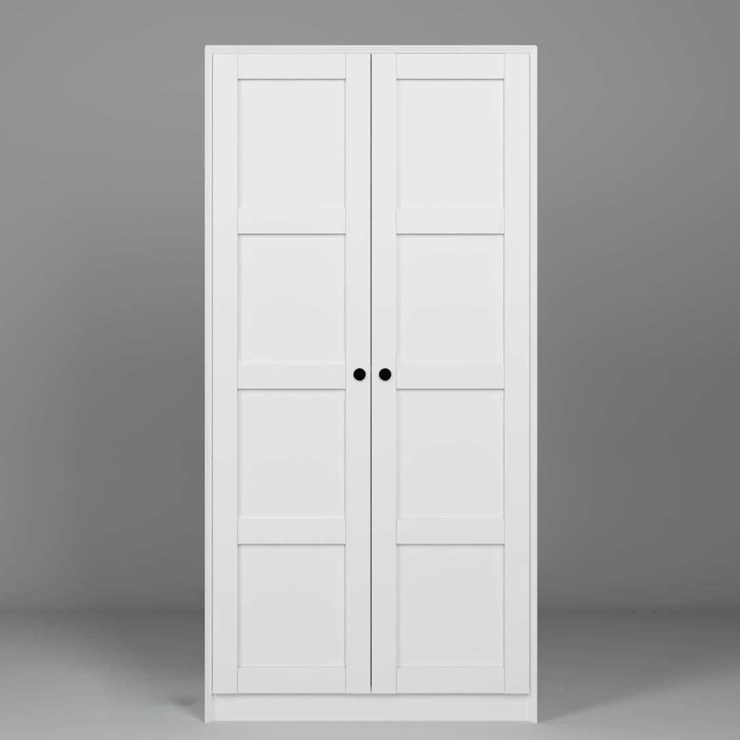 Dollap rrobash Skye Decor, i bardhë, Lucas 1600-85