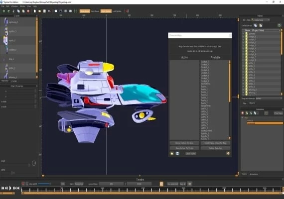 Spriter - Radius-Wing SHMUP Animated Art Pack EN Global