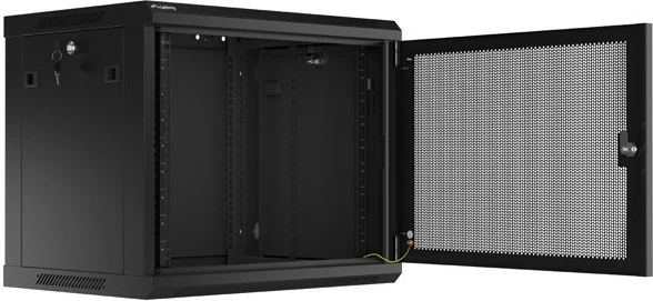 Kasë muri për server Lanberg WF01-6409-23B, 9U, 19 inç, 600x450 mm, e zezë