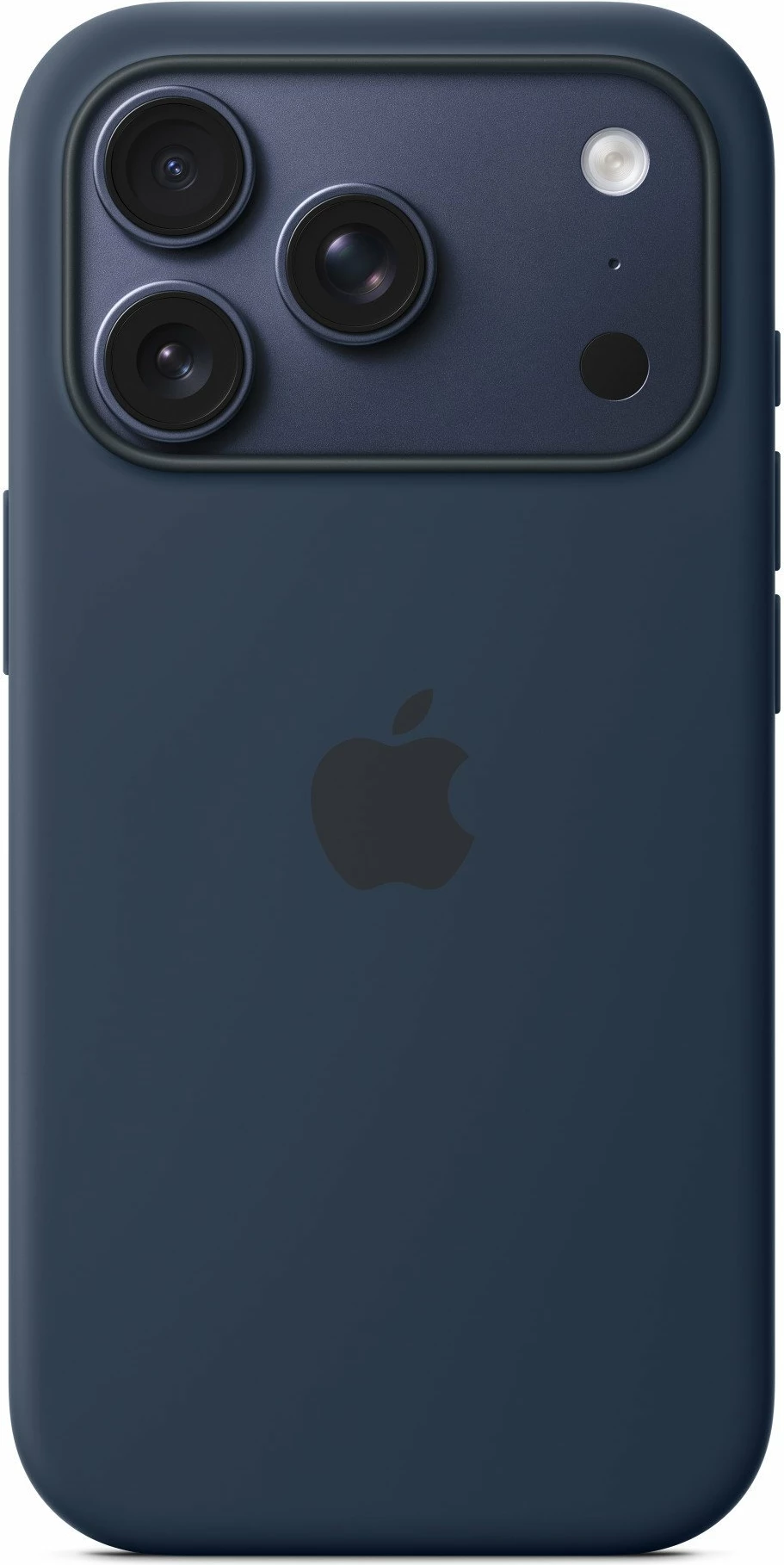 Mbështjellës silikoni Apple iPhone 17 Pro me MagSafe 6.3\", Midnight blu e errët
