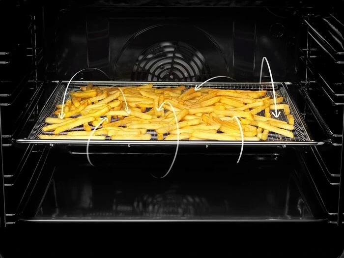 Tabaka AirFry Electrolux E9OOAFWM prej çeliku inoks, për furrë, argjend