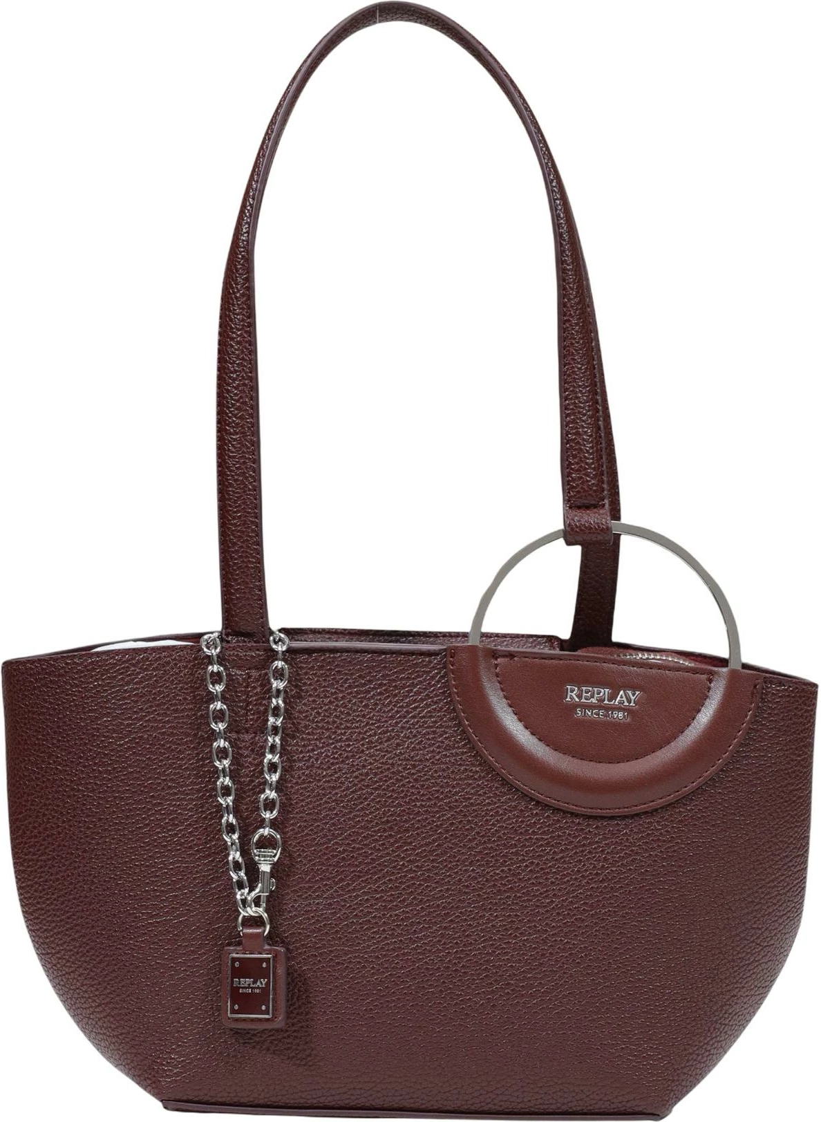 Çantë dore Replay FW01C7.000.A7243S për femra, bordo