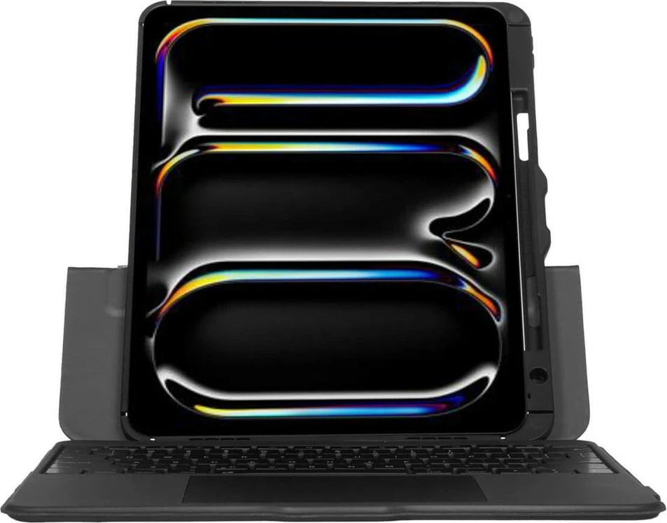 Mbështjellës me tastierë Bluetooth Targus VersaVu për iPad Pro 13-inch (M4), spanjisht, i zi
