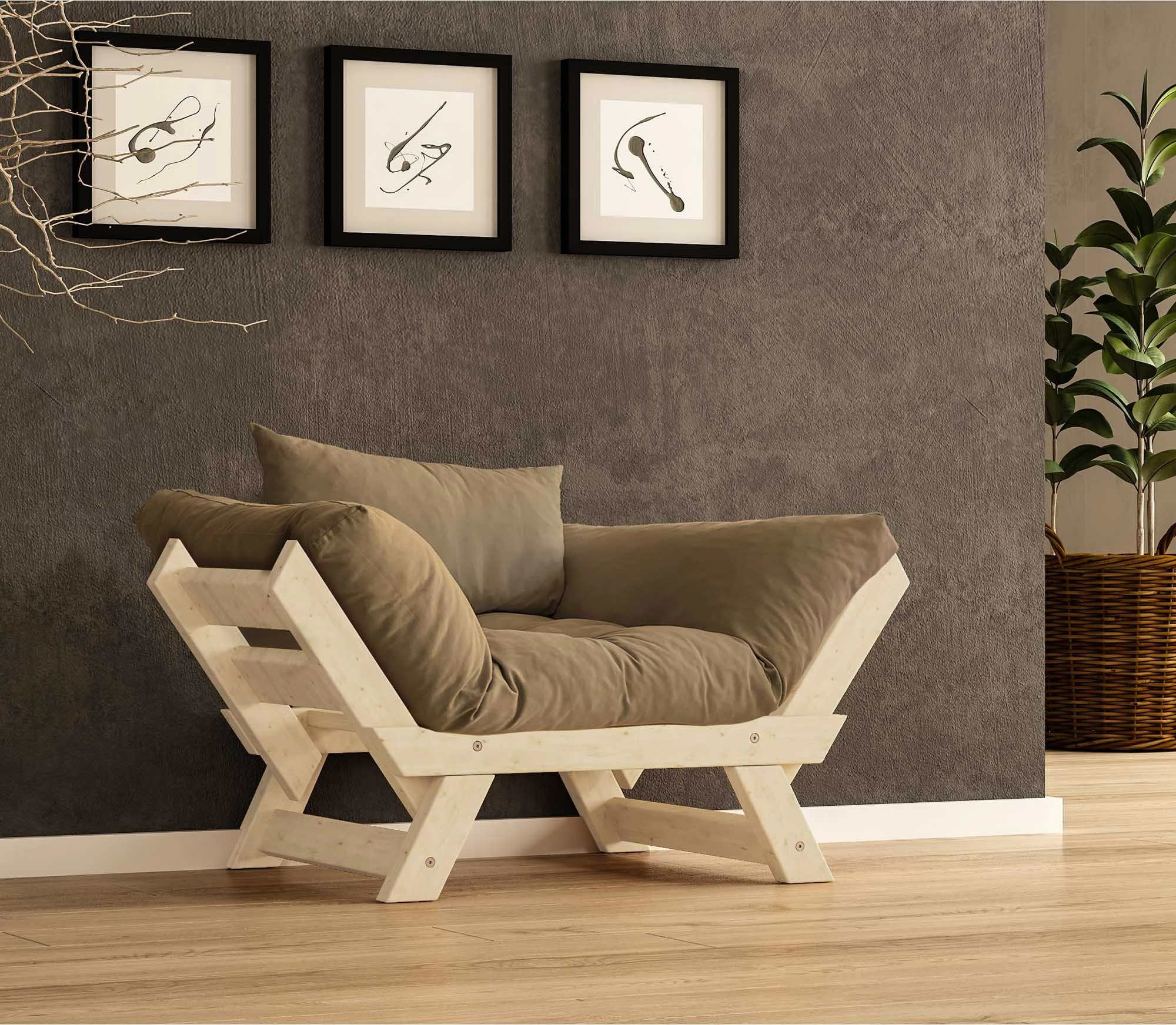 Karrige një vend për kopsht, Skye Decor, natyrale/kamel, CPT8142-140