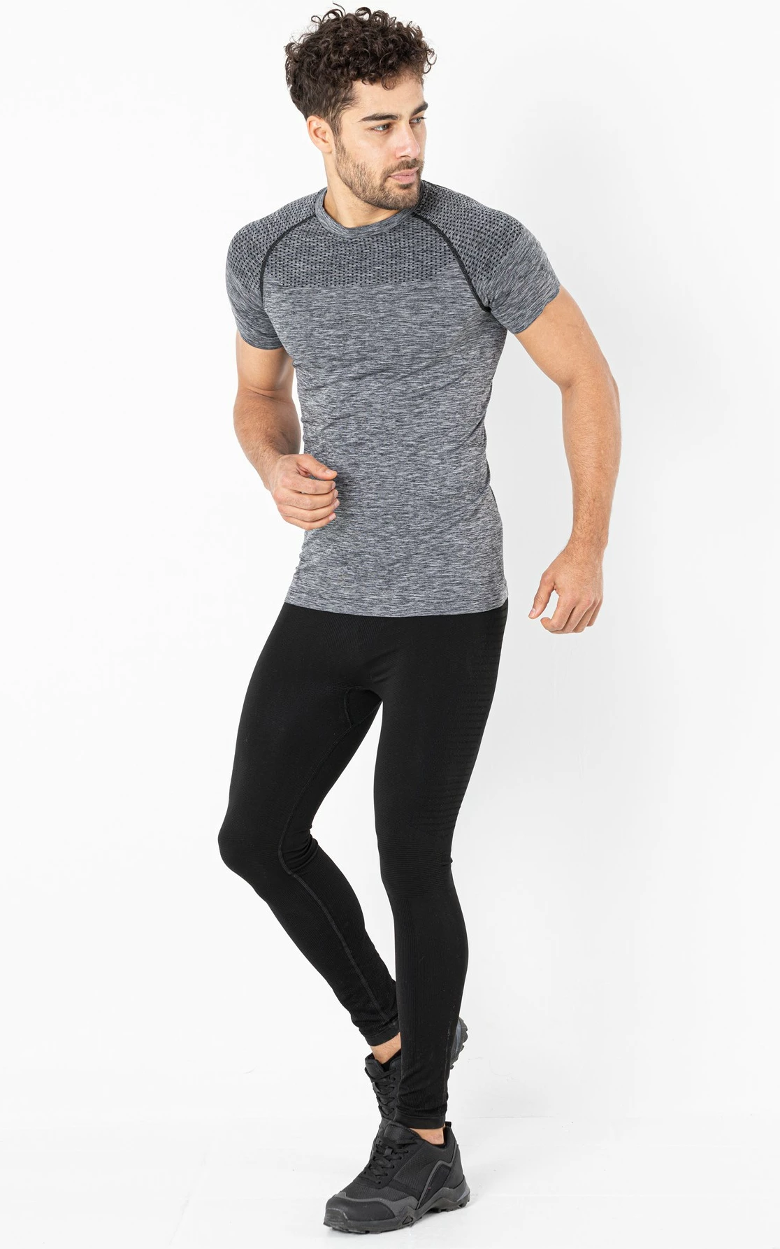 Bluzë sportive për meshkuj Jumeon, 001-001353001, ngjyrë gri