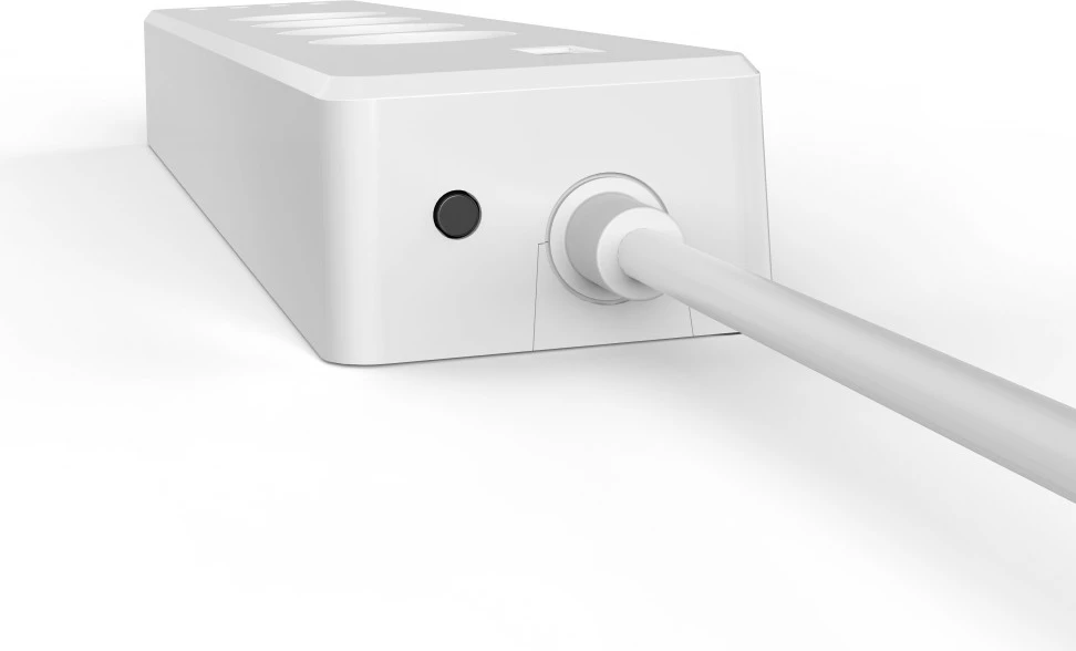 Prizë inteligjente Hama 4 dalje, 4 USB, e bardhë