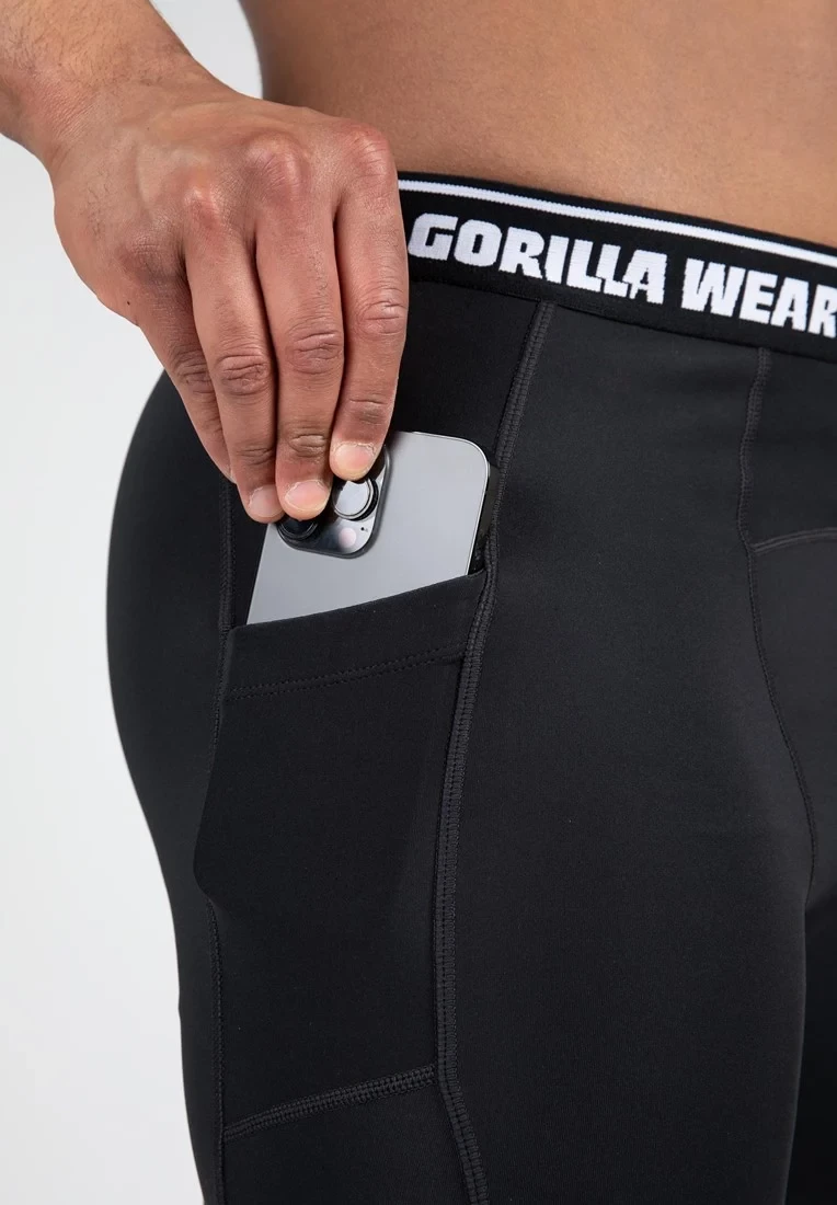 Philadelphia Men's Short Tights - Black [Madhësia: 3XL]