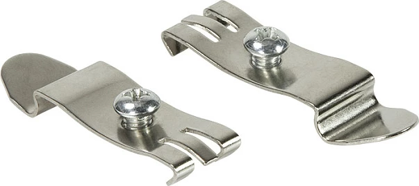Kllapa montimi DIN shinë LogiLink, çelik inox, 2 copë, argjendtë