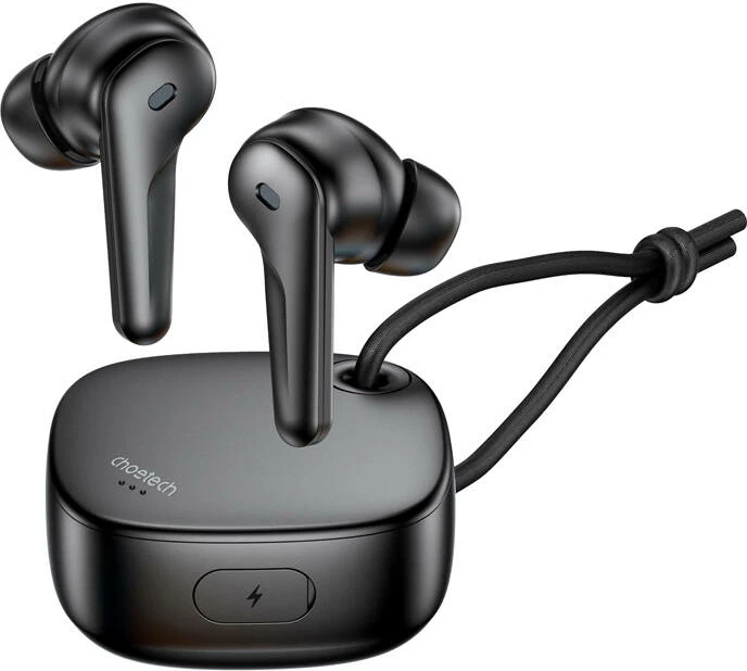 Kufje TWS Choetech BH-T17 me ANC+ENC, Wireless, të zeza