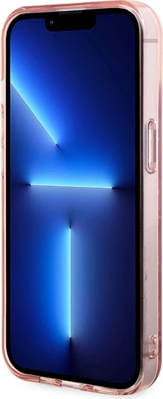 Mbështjellës Karl Lagerfeld Monogram Choupette për iPhone 15, Rozë