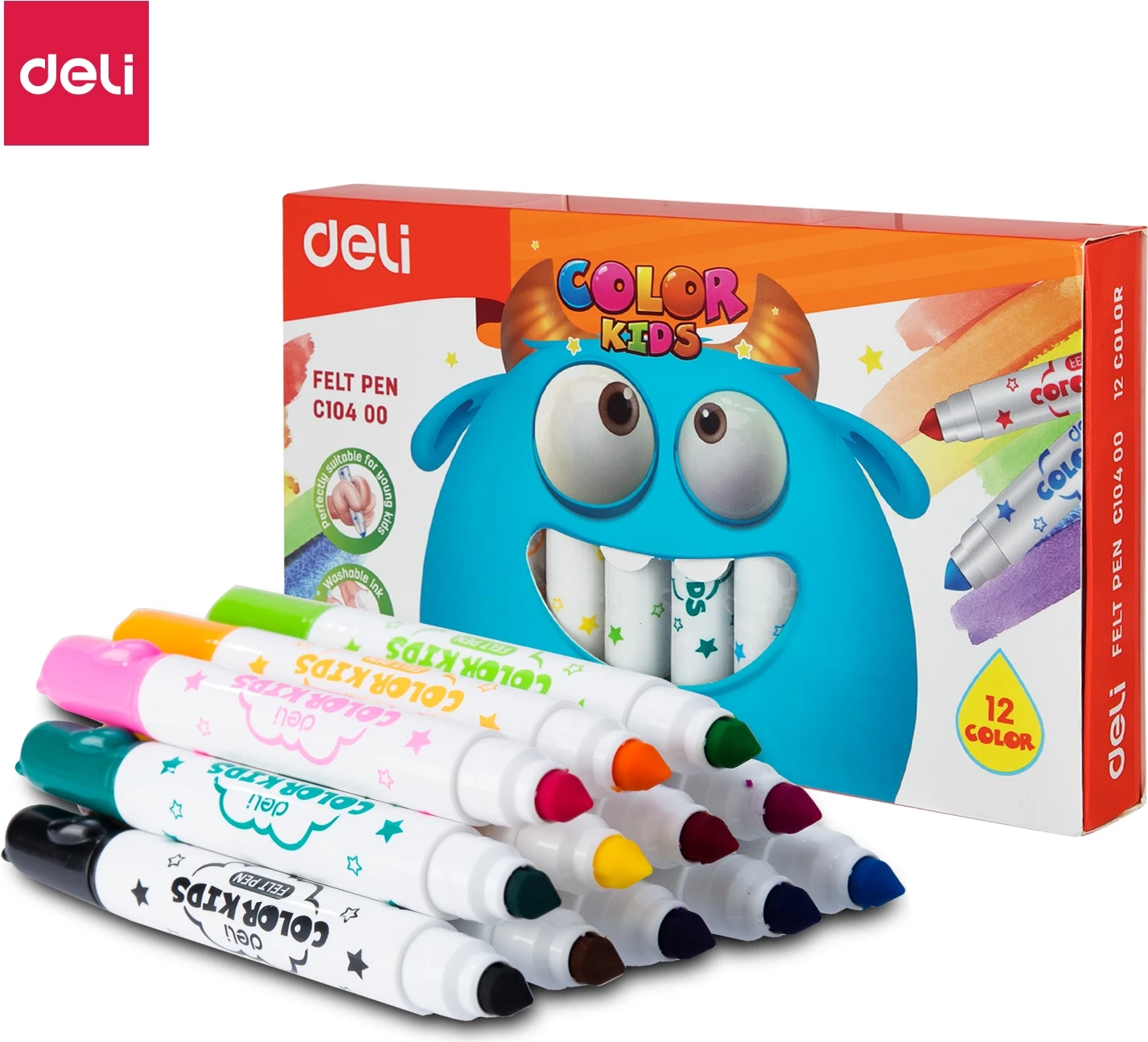 DELI FLLAMASTER KIDS C10400 1/12