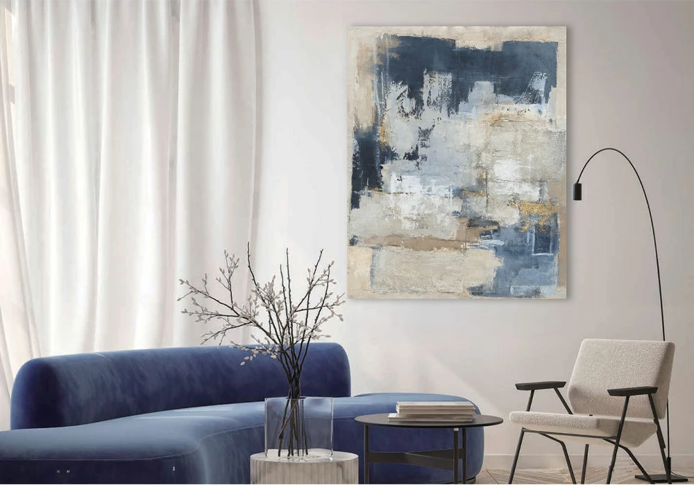 Pikturë dekorative Beautiful Chaos, shumëngjyrëshe, kanavacë, dru, 120x150x4 cm