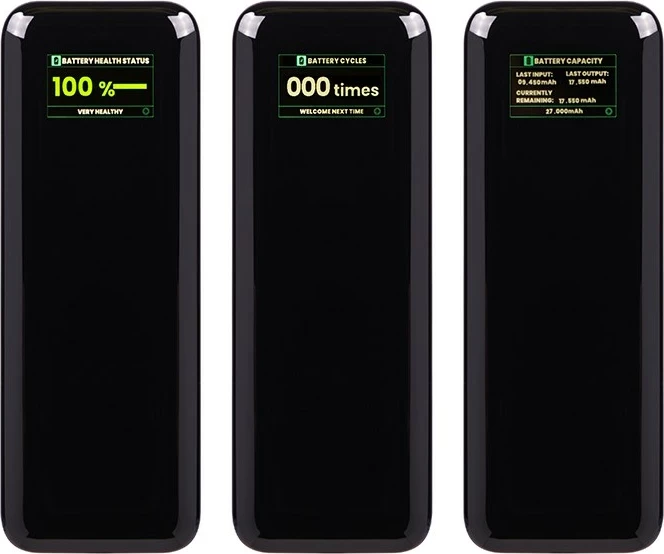 Power bank BLOW AIR99.9, 27000mAh, 140W, LCD, i zi