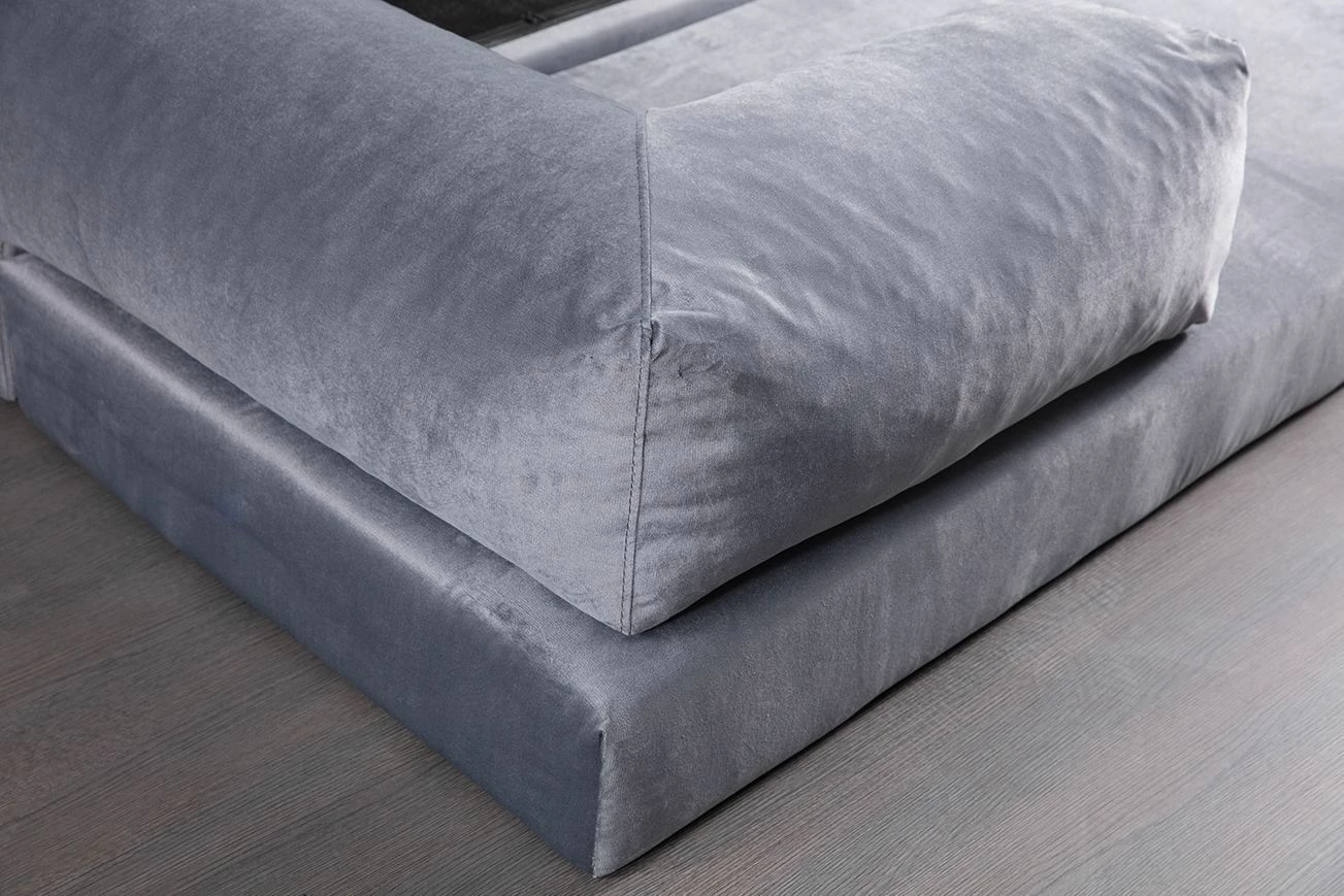 Divan-krevat 2 vende, Atelier del Sofa, Via Con, gri e çelët