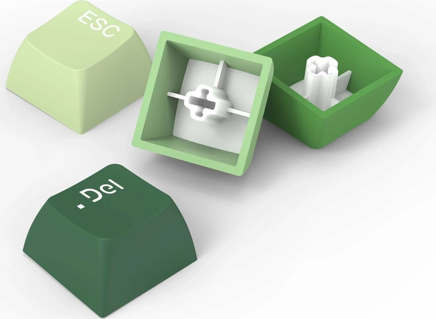 Keycaps Redragon A140, 104 taste, mikrofon, gjelbër