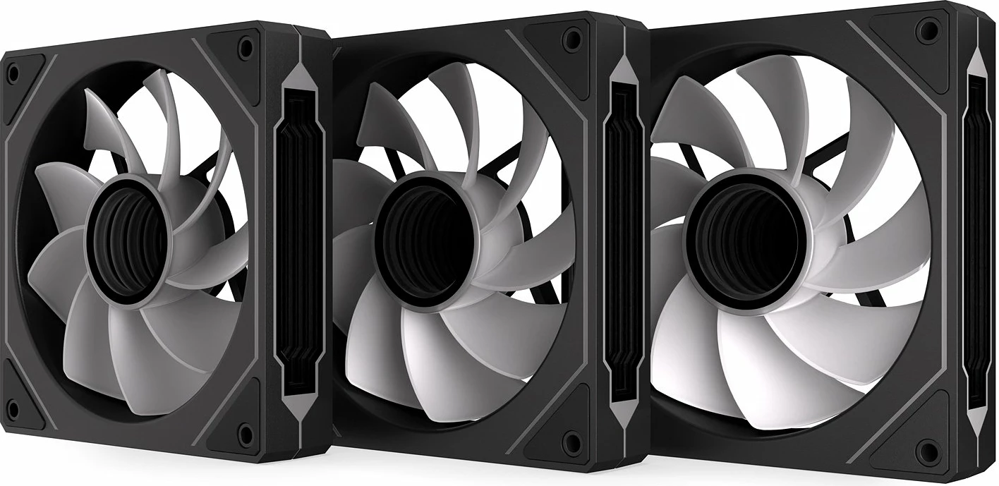 Ventilatorë PC Krux Corvus Reverse 120 ARGB 120mm PWM 1600rpm, 3-pack, zi