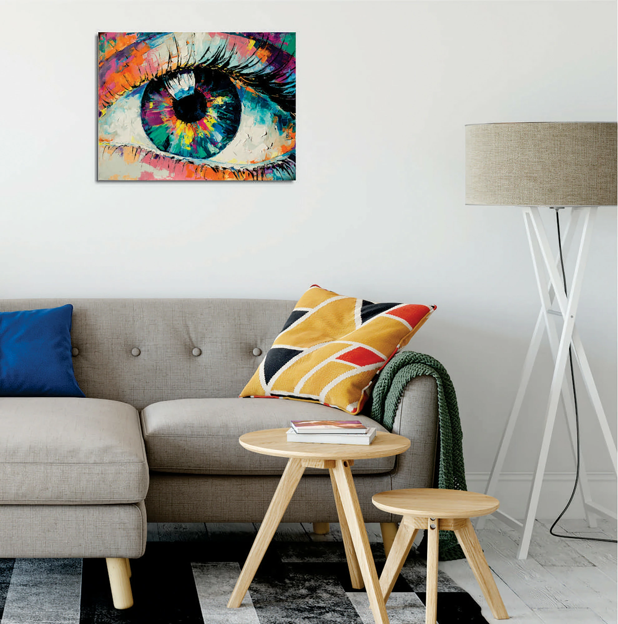 Pikturë dekorative në kanavacë, Wallity, DC431, shumëngjyrëshe, 30x40cm