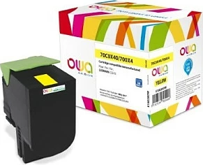 Toner ARMOR ALL K18028OW për Lexmark CS510, 4000 faqe, i verdhë