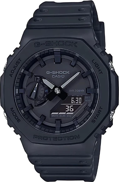 Orë dore G-SHOCK GA-2100-1A1, e zezë
