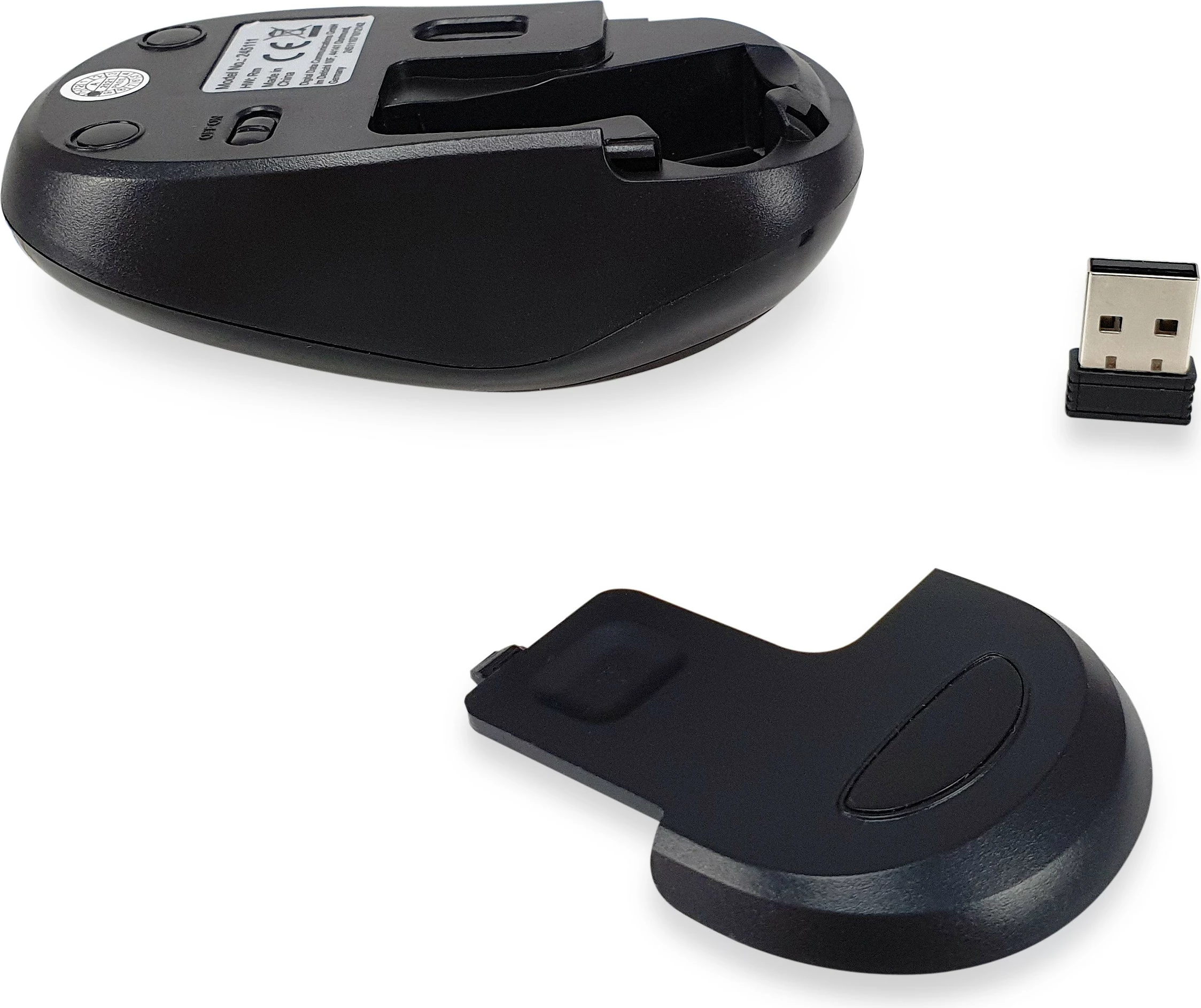 Maus wireless Equip Comfort, optik, RF, i kuq