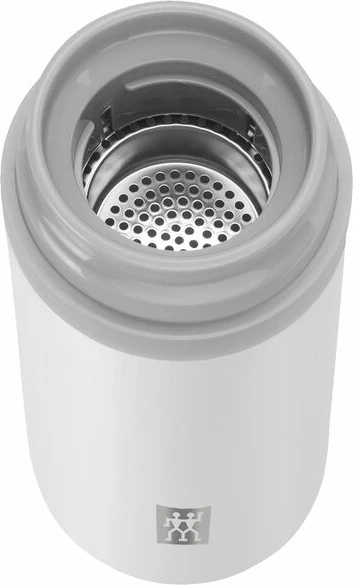 Termos me Filter Çaji Zwilling Thermo, 420 ml, çelik inox, e bardhë-hiri