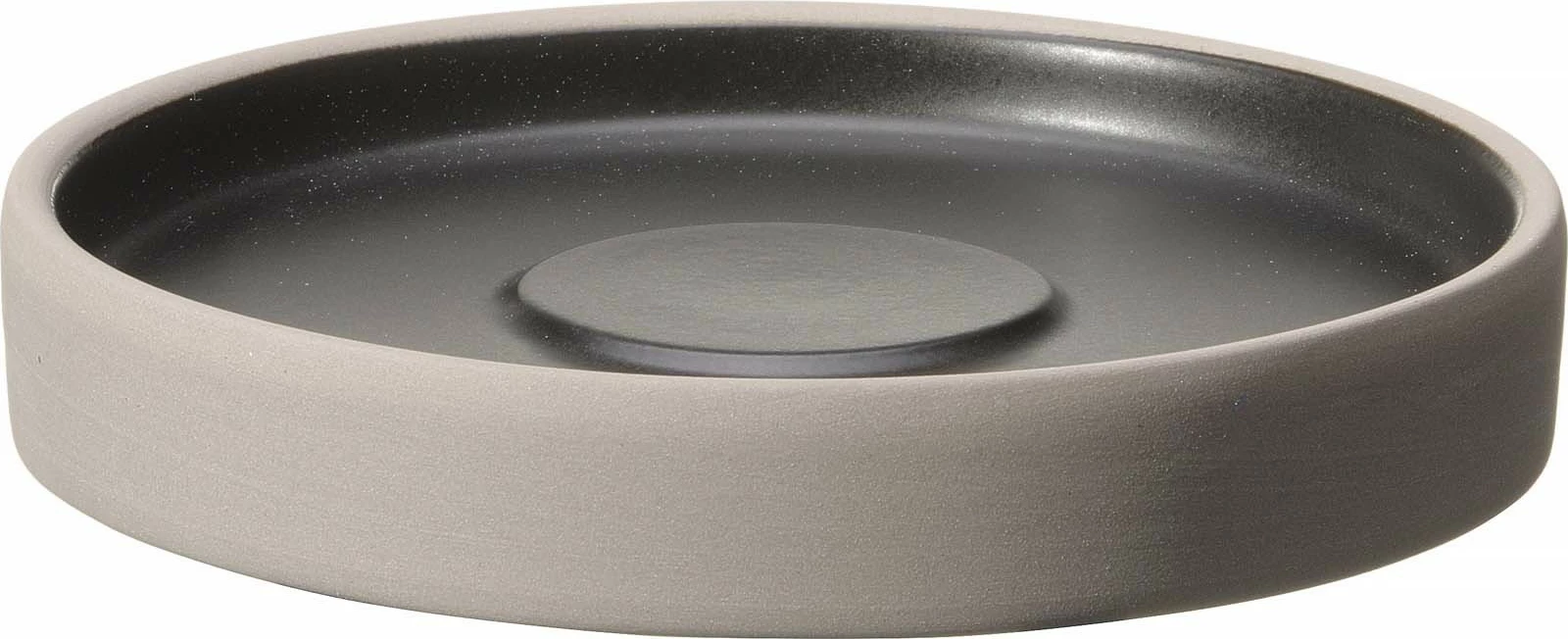 Pjatë gourmet Fine Dine Mia 140 mm, zi/gri, set 3 copë