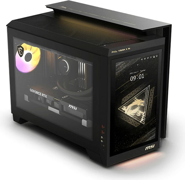 Kompjuter desktop MSI MEG Vision X AI 2NVR7-236AT, Core Ultra 7 265K, 64GB DDR5, 2TB NVMe, GeForce RTX 5070 Ti 16GB, Windows 11 Home, i zi