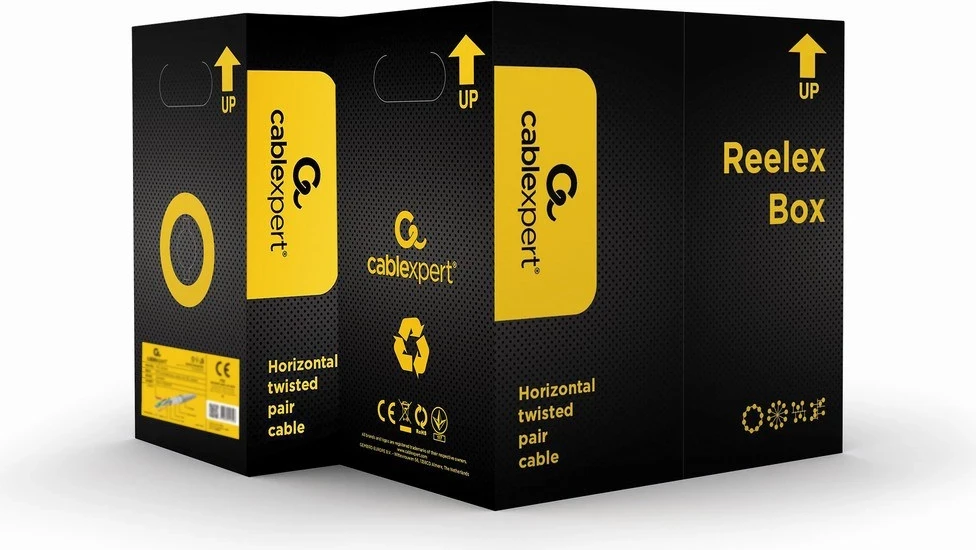 Kabllo rrjeti Gembird UPC-6004SE-SOL/100, Gri, 305 m Cat6