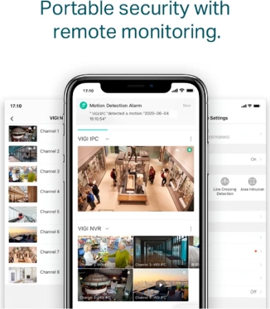 Regjistrues video në rrjet (NVR) TP-LINK VIGI NVR1016H, 16-kanal, deri 8MP, HDD deri 10TB, 4K HDMI, i zi
