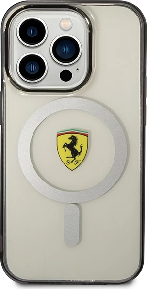 Mbështjellës Ferrari FEHMP14LURKT për iPhone 14 Pro 6.1", MagSafe, Transparent