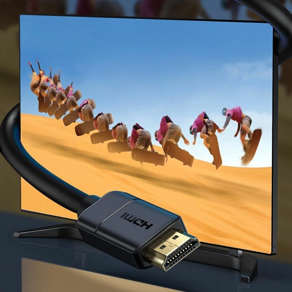 Kabllo HDMI Baseus BSU1577BLK 3m HDMI 2.0 4K@60Hz 18Gbps, e zezë