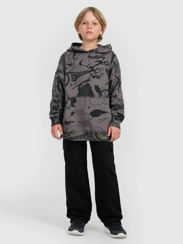 Duks për djem 4F, me kapuç