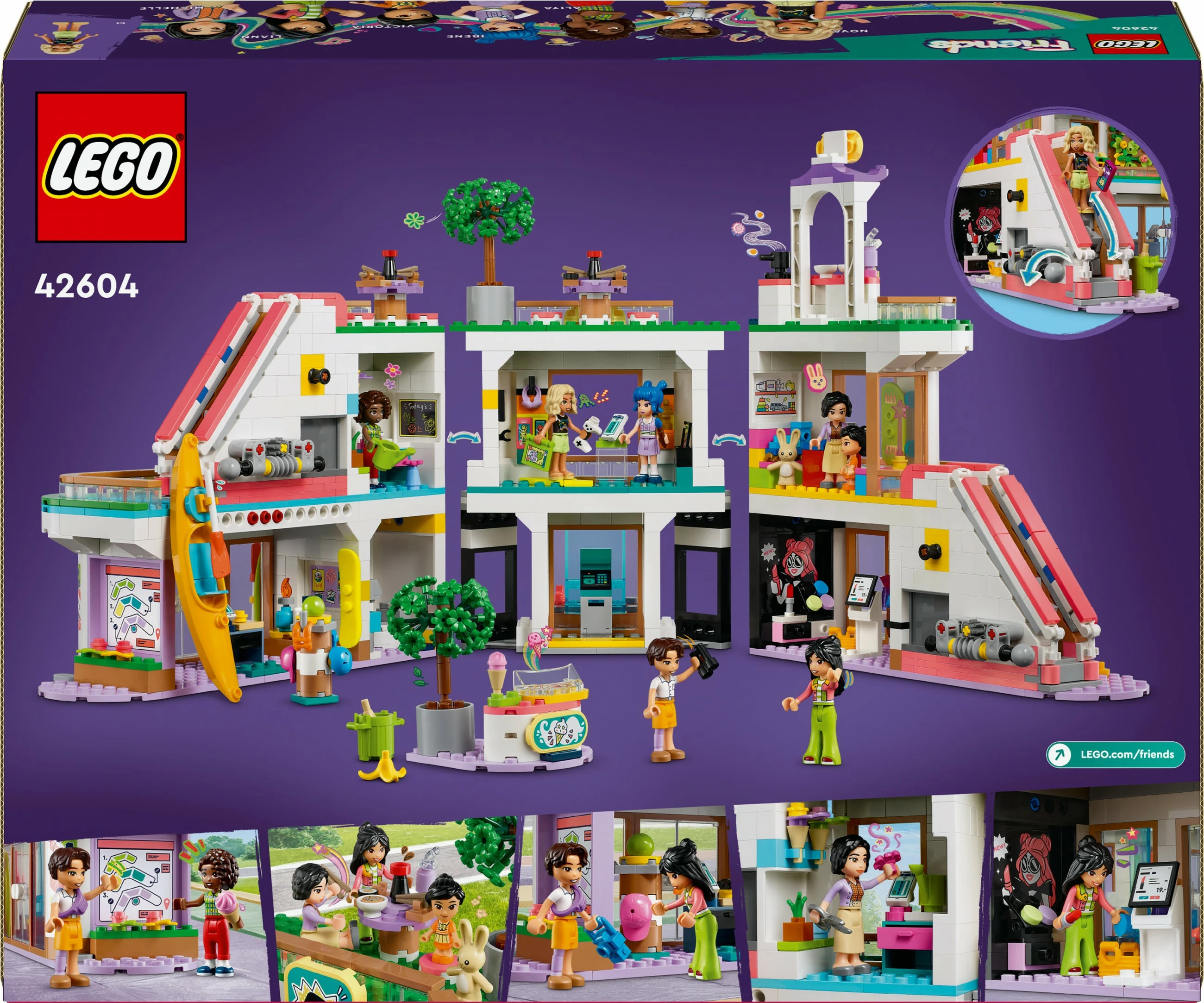 Set ndërtimi LEGO Friends 42604 Heartlake City Kaufhaus, shumëngjyrësh