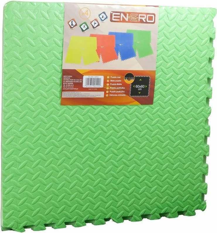 Tapetë puzzle për trening Inny, jeshile