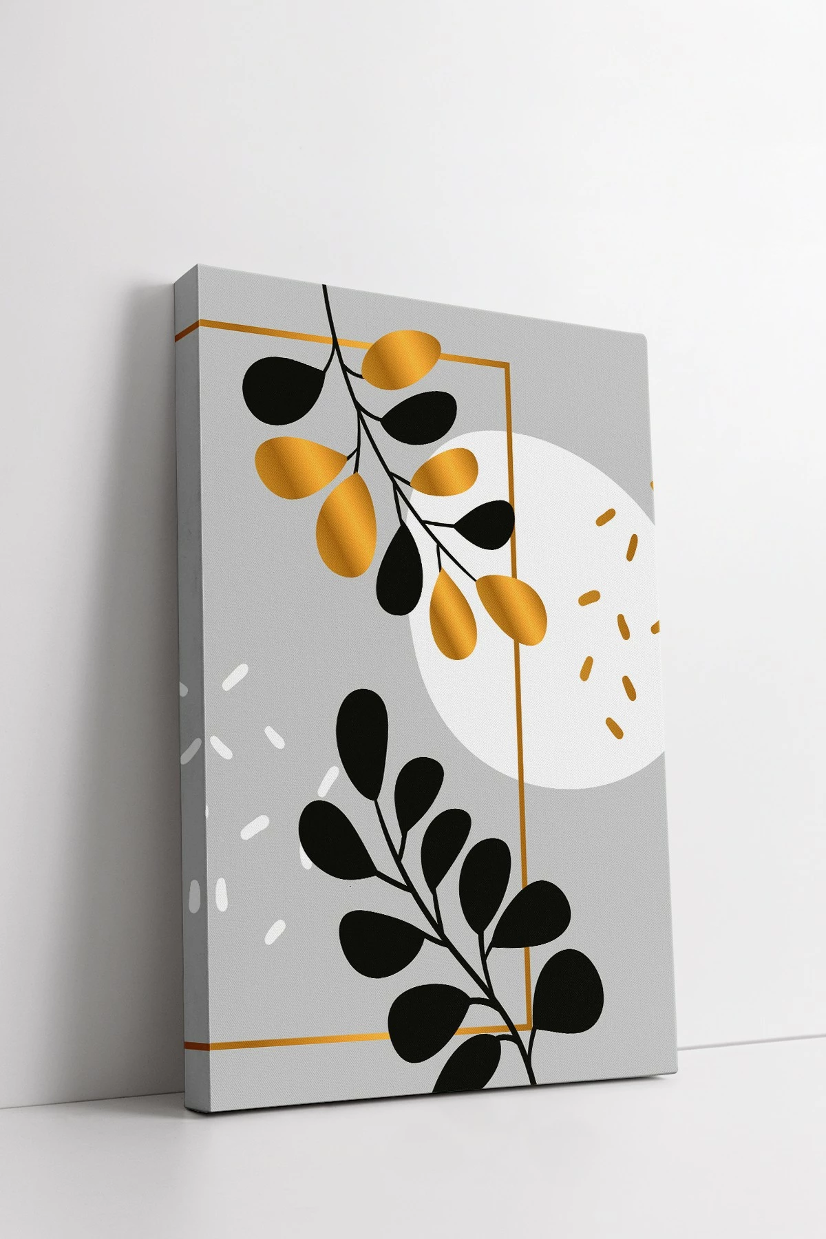 Set pikturash dekorative në kanavacë, 3 pjesë, Wallity, 40x60cm