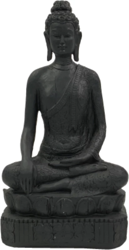 Dekor Budë, ngjyrë e zezë, 23x15x42cm, polirezine