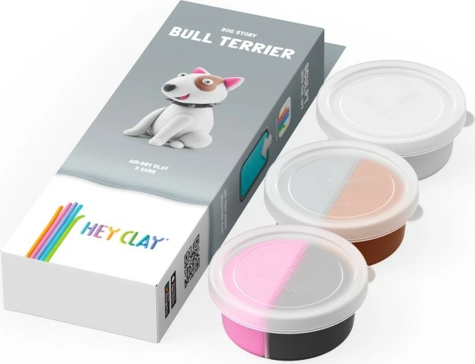 Set modelimi Hey Clay Bulldog, Tm Toys, 5 ngjyra