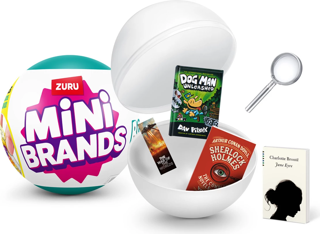 Mini Brands Books – Kapsulë Misterioze nga ZURU (Modelet Ndryshojnë)