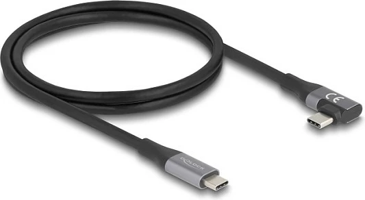 Kabllo USB-C DeLOCK 81131, Thunderbolt 4, 1 m, 40 Gbit/s, 240 W PD, e zezë