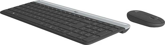 Komplet wireless Logitech MK470, QWERTY, Maus përfshirë, Graphite
