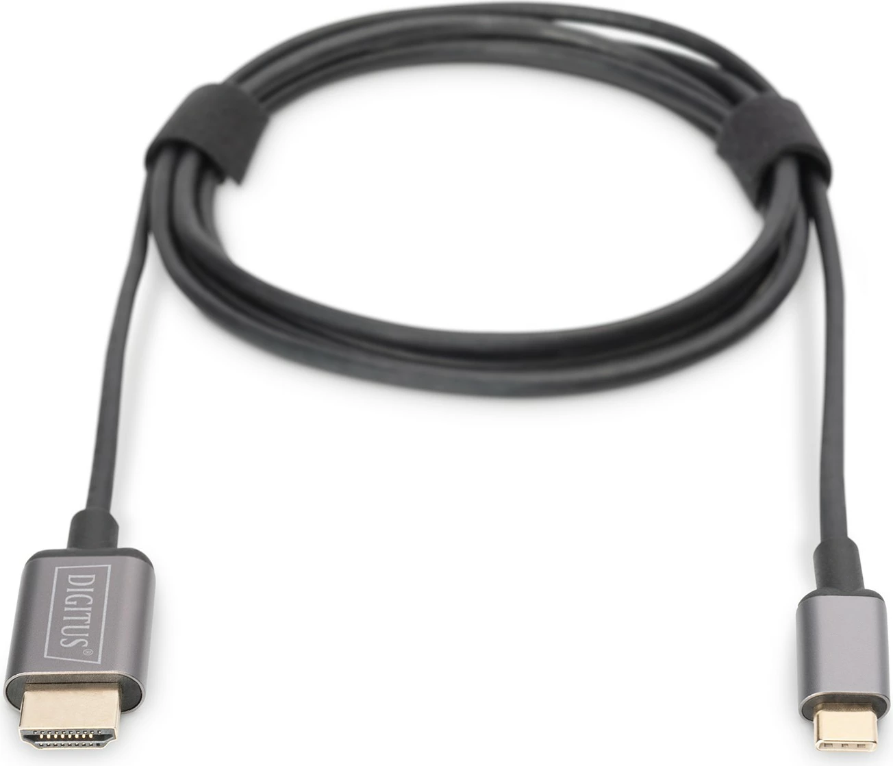Kabllo adapter USB-C - HDMI Digitus, UHD 4K / 30 Hz, 1.8 m, Gri