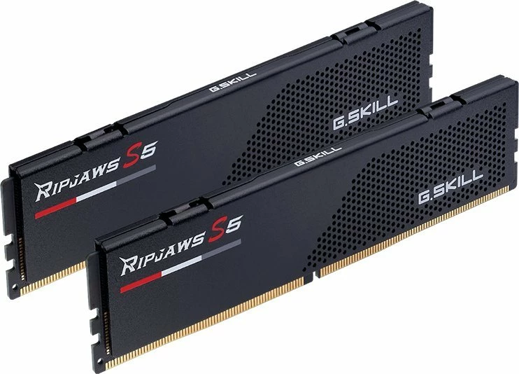RAM Memorje G.Skill Ripjaws S5 F5-6000J2836G32GX2-RS5K 64GB (2x32GB) DDR5 6000MHz CL28 UDIMM, set 2 copë, e zezë