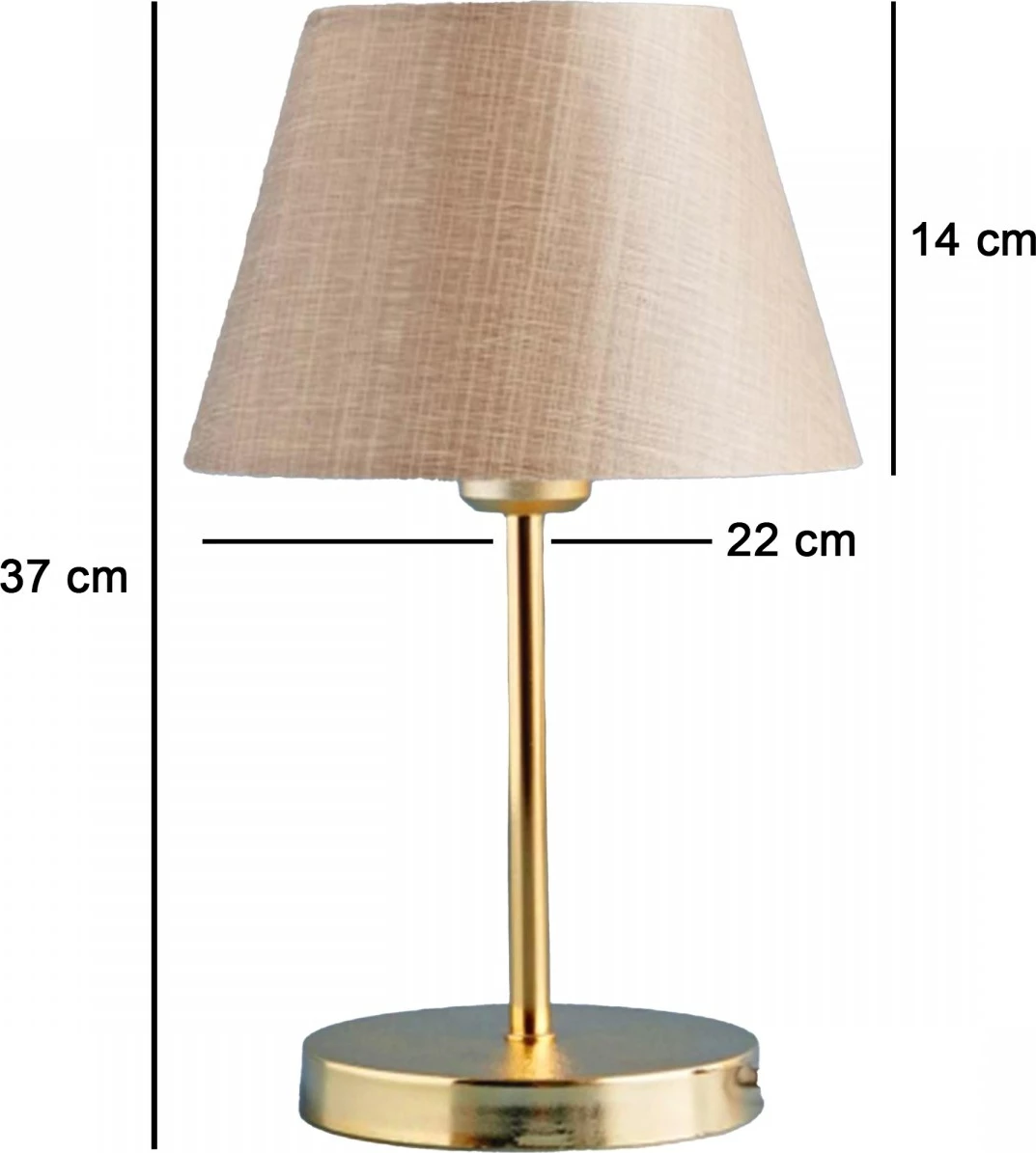 Llambë tavoline Opviq, AYD-3402, bezhë dhe ari