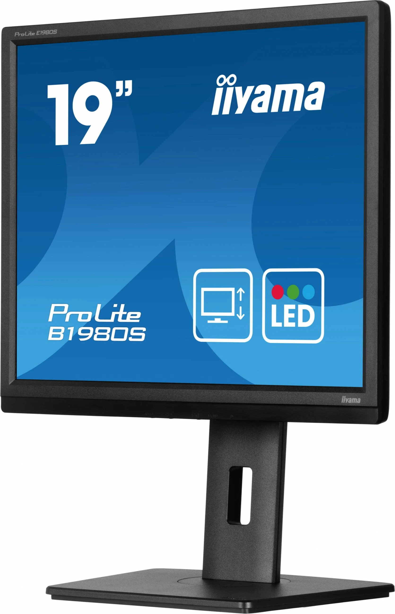 Monitor iiyama ProLite B1980S-B1, 19 inç, LED, 1280x1024, HDMI+DP, zi