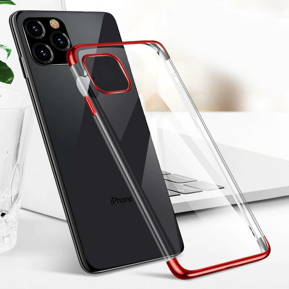 Mbështjellës Hurtel Clear Color 0.3mm për Xiaomi Redmi Note 11 Pro/11 Pro 5G/11 Pro+, TPU, i tejdukshëm me kornizë të zezë