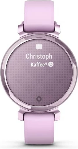 Smartwatch Garmin Lily 2, ekran me prekje, GPS, 5 ditë bateri, rrip silikoni rozë