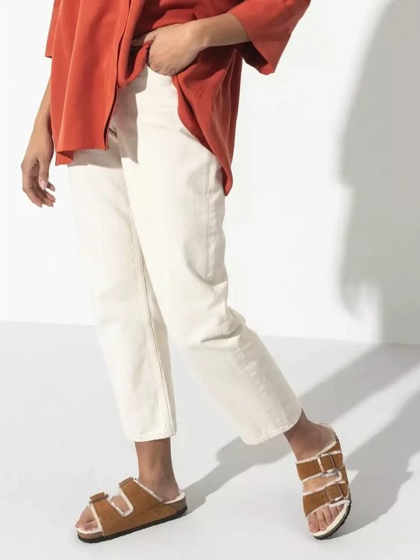 Flip-flop për femra Birkenstock, kafe [Madhësia: 36]