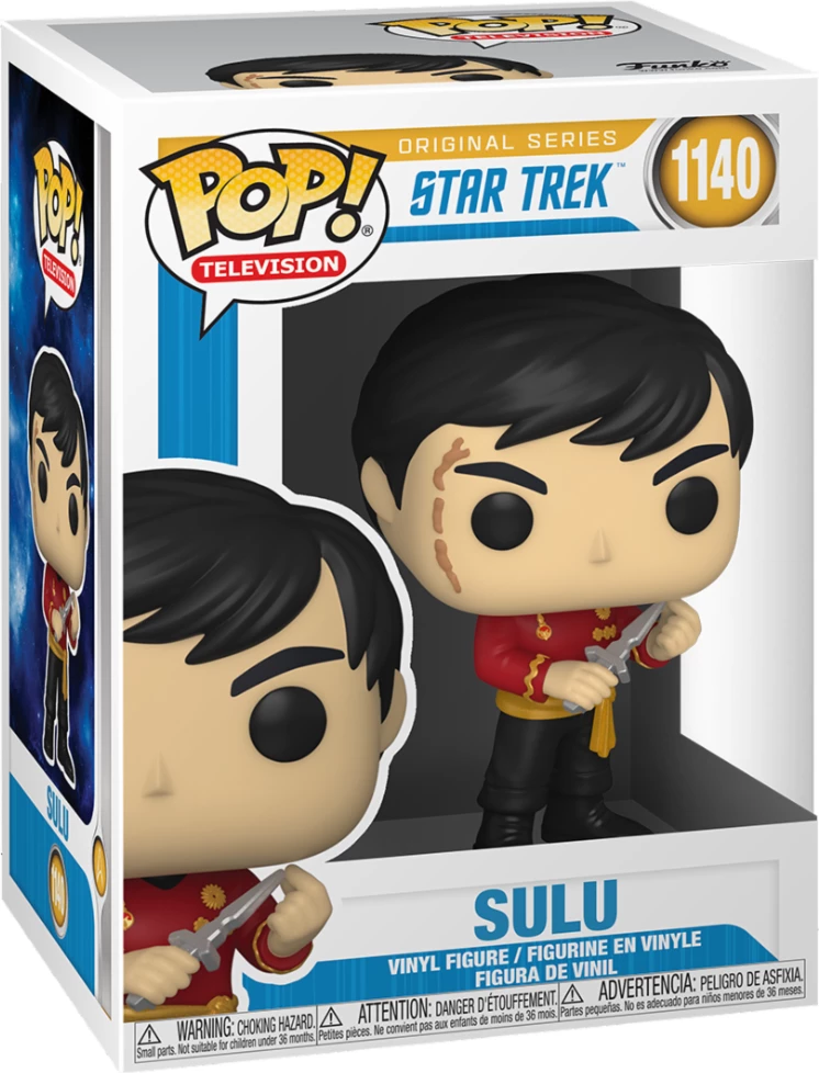 Figurinë koleksionuese Funko POP! TV Star Trek Sulu (Mirror Mirror Outfit), vinyl