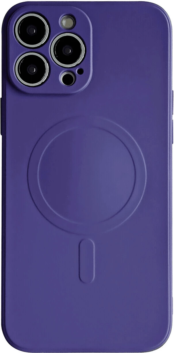 Mbështjellës ONASI 16088 MagSafe për iPhone 14 Plus, silikon, matte, blu